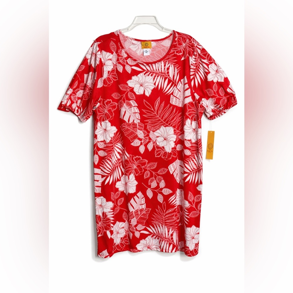🏷️ ❤️NWT Ruby Rd Floral Shift Dress Size XL